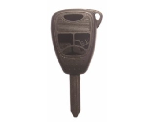 KABA ILCO CORP  CHRY-4B1 NP A27  AJ00001213              Vehicle Shell Key, 4-Button, Type 1 Shell, Brass, Nickel Plated, 27 Price Group, For Chrysler