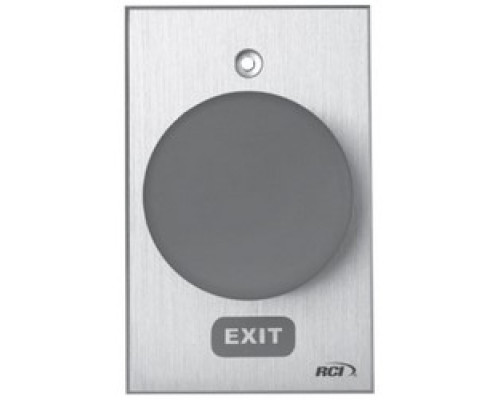 RUTHERFORD CONTROLS INTERNATIO  990-RE-MA X 28               Pushbutton, Tamper-Resistant, Oversized, Mushroom, Maintained, English, SPST, NO-NC, EXIT, 3