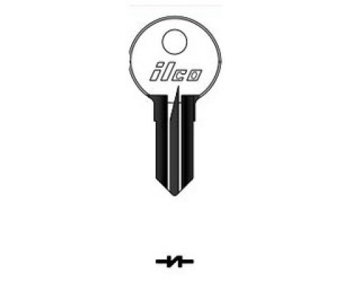 KABA ILCO CORP  S1042Z NP A11  AA51797002              Cylinder Lock Key Blank, Double-Sided, Brass, Nickel Plated, 11 Price Group, For Illinois