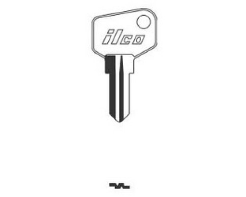 KABA ILCO CORP  1635V NP A03  AA00019392              Cylinder Lock Key Blank, V Cam, Brass, Nickel Plated, 3 Price Group, For ARFE