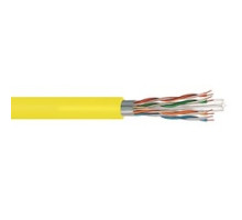 COMMSCOPE UNIPRISE SOLUTIONS UN874030404/10 CS34P YEL C6 4/23 F/UTP RL 1KFT       CS34P Category 6 F/UTP Cable, plenum, yellow jacket, 4 pair count, 1000 ft 305 m length, reel