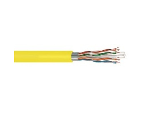 COMMSCOPE UNIPRISE SOLUTIONS UN874030404/10 CS34P YEL C6 4/23 F/UTP RL 1KFT       CS34P Category 6 F/UTP Cable, plenum, yellow jacket, 4 pair count, 1000 ft 305 m length, reel