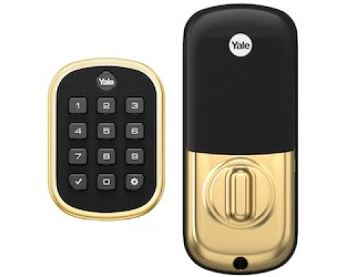 YALE RESIDENTIAL  YRD136-ZW2-605               YRD136-ZW2-605        PUSHBUTTON Z-WAVE DBOLT    POLISHED BRASS