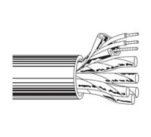 BELDEN  9995 0601000               Multi-Conductor - Audio, Control and Instrumentation Cable 25 FS PR 24 AWG PE PVC Chrome