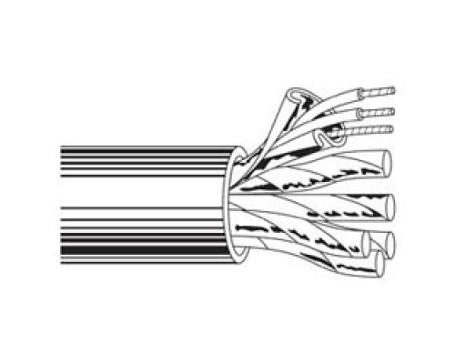 BELDEN  9995 0601000               Multi-Conductor - Audio, Control and Instrumentation Cable 25 FS PR 24 AWG PE PVC Chrome