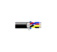 BELDEN  9184 0101000               Multi-Conductor - Audio, Control and Instrumentation Cable 2-Pair 22 AWG FHDPE Shield PVC Black