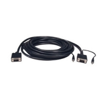 TRIPP LITE P504-010        VGA Coax Monitor Cable with Audio, High Resolution Cable with RGB Coax HD15 and 3.5mm M/M , 10-ft.