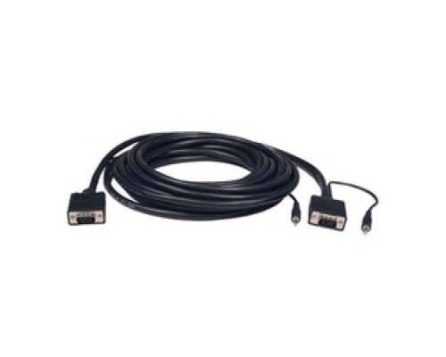 TRIPP LITE P504-010        VGA Coax Monitor Cable with Audio, High Resolution Cable with RGB Coax HD15 and 3.5mm M/M , 10-ft.
