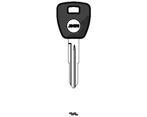 JMA USA  TP05HOND-21.P NP 20               Car Key Blank, Transponder, HD10, Brass, Nickel Plated, For Honda