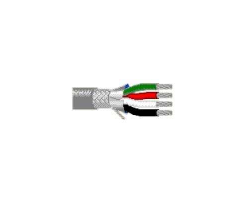 BELDEN  9927 0601000               Multi-Conductor - Low-Capacitance Computer Cable for EIA RS-232/423 4-pair 24 AWG FHDPE SH PVC Chrome