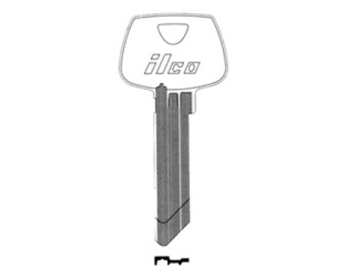 KABA ILCO CORP  N1007RMB NS A35               Cabinet Lock Key Blank, 5-Pin, Natural Nickel Silver, 7 Price Group, For Sargent RA-RL