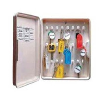 LUCKY LINE PRODUCTS INC 61200        Key Organizer Cabinet, Locking, 24 Hooks, Polypropylene, With 2 Key, Mounting Screw, 1 each per Box
