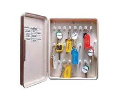 LUCKY LINE PRODUCTS INC 61200        Key Organizer Cabinet, Locking, 24 Hooks, Polypropylene, With 2 Key, Mounting Screw, 1 each per Box