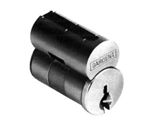 SARGENT  65-6300 15 RA               Cylinder Lock Unassembled Core, 6-Pin, RA Keyway, Satin Nickel