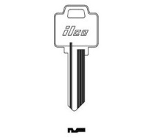 KABA ILCO CORP  N1054WB NP A02  WR5              Cylinder Lock Key Blank, 5-Pin, Brass, Nickel Plated, 2 Price Group, For Weiser