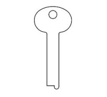 KABA ILCO CORP  1063E NS A31  AA43954013              Safe Deposit Key Blank, 0.32