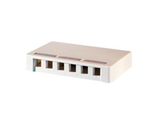 ORTRONICS  KSSMB6               Surface mount box, holds six Keystone jacks or modules