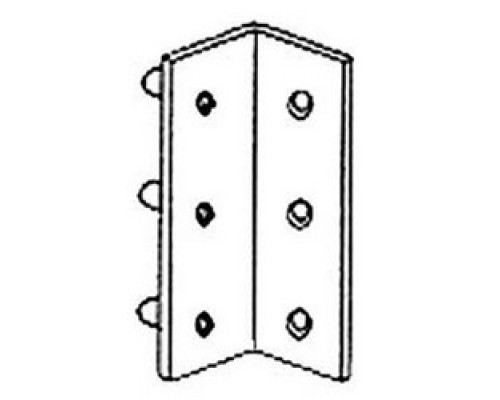 DETEX CORPORATION  ECL-435K               Exit Control Lock Strike Bracket, Adjustable, Surface Mount, With Door Holder/Flush Bolt, For Left/Right Hand Swinging Door/Double Door