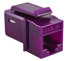 HELLERMANNTYTON  GSTJ6AU-VI               GST Category 6A UTP Modular Keystone Jack, Plenum Rated, Violet, 1/bag