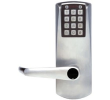 KABA  E2066XS-LL-626-41               Electronic Pushbutton Lock, Heavy Duty, Key-In-Lever Schlage C Keyway Cylinder, 1-1/4