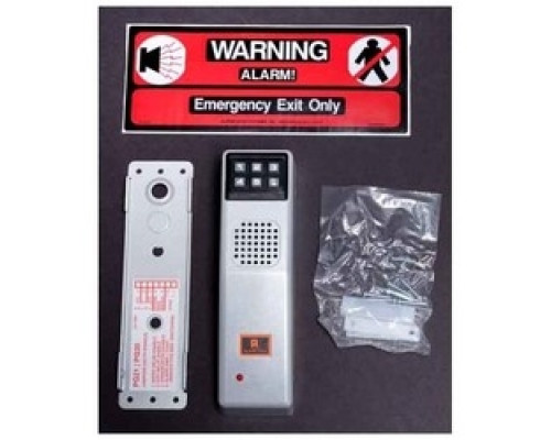 ALARM LOCK SYSTEMS INC  P1027               Door Lock Alarm Exit Sign, EMERGENCY EXIT ONLY Sign