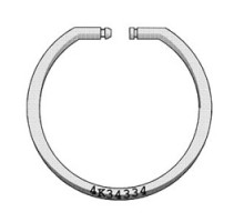 KEY SYSTEMS INC  270               Key Ring, Tamperproof, Solid, 2