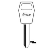 KABA ILCO CORP  1181FD NP A09  AL01062002              Vehicle Key Blank, Double-Sided, Primary, Brass, Nickel Plated, 6 Price Group, For Ford
