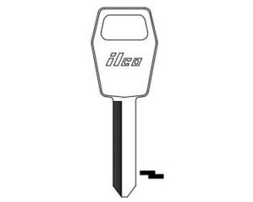 KABA ILCO CORP  1181FD NP A09  AL01062002              Vehicle Key Blank, Double-Sided, Primary, Brass, Nickel Plated, 6 Price Group, For Ford