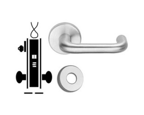 SCHLAGE ALLEGION BRAND  L9092LEL 03A 626 12/24VDC        Door Mortise Lock, Keyed, Electrically Locking, 12/24 Volt DC, 2-13/16