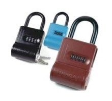 OLYMPUS LOCK INC  SL-100W               Key Storage Lock Box, 4-Digit Combination, Metal, Blue, With Hardened Steel Shackle, For Realtor and Contractor