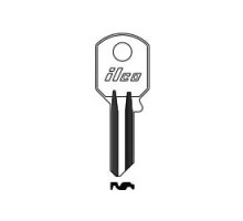 KABA ILCO CORP  S1041JA NP A07               Cylinder Lock Key Blank, Brass, Nickel Plated, 7 Price Group, For Chicago