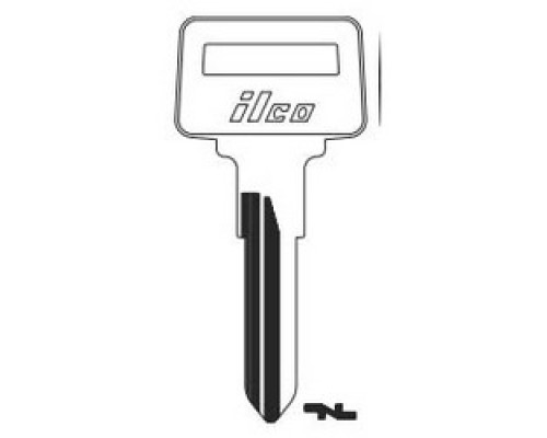 KABA ILCO CORP  VL6 NP A03  AF01017001              Vehicle Key Blank, Natural Brass, 3 Price Group, For Volvo