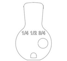 SCHLAGE ALLEGION BRAND  L583-477        Door Lock Cylinder Cam, Straight, For 1-1/4