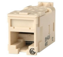 ORTRONICS  HDJ6A-00  OR-HDJ6A-00              CLARITY CAT6A HIGH DENSITY JACK,T568A/B, BLACK