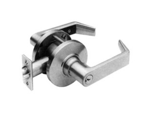SCHLAGE ALLEGION BRAND  ND80PDEU RHO 626 C        Door Lock, Keyed, Electrically Unlocked, Rhodes Lever, Deadlatch, C Keyway, Satin Chrome, With 6-Pin Cylinder, For Storeroom