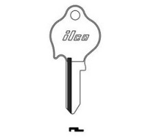 KABA ILCO CORP  H61VM NP A20               Vehicle Key Blank, Brass, Nickel Plated, 20 Price Group, For BMW, Borgward, D.K.W, Mercedes Benz, Volkswagen