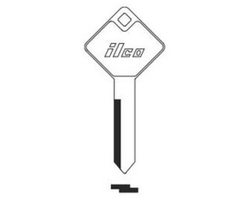 KABA ILCO CORP  1660 NP A04  AA00019592              Vehicle Key Blank, Brass, Nickel Plated, 4 Price Group, For Ford Truck Cover