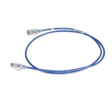 ORTRONICS  RDC607-06  OR-RDC607-06              RDC 6 Modular Patch Cord, Blue, 7’, Reduced Diameter, 28 AWG, Cat6 Channel Four-pair UTP Stranded PVC/CM