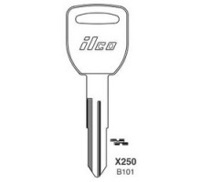 KABA ILCO CORP  B101 NP A06  AF00007092              Vehicle Key Blank, Brass, Nickel Plated, 6 Price Group, For Honda Automobile, Isuzu
