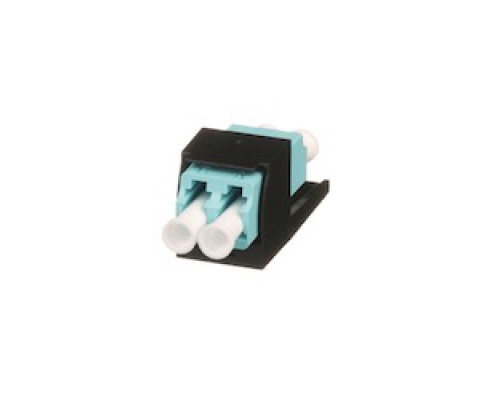 PANDUIT  CMDSAQLCZBL               Mini-Com LC Adapter Module Multimode Duplex Aqua Black