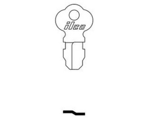 KABA ILCO CORP  3916-22 ST A25  AD00000766              Key Blank, Steel, Nickel Plated, 37 Price Group, For Miscellaneous