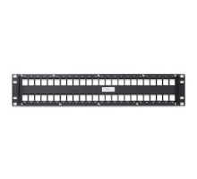BELDEN AX103115        KeyConnect Patch Panel, 48-port, 2U, Black Empty