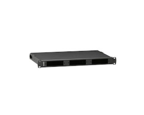 LEVITON  5R1UL-F03               Opt-X 500i 1RU Flush Mount Fiber Distribution and Splice Enclosure, Accepts Up To 3 Adapter Plates or MPO Modules/Cassettes, Empty