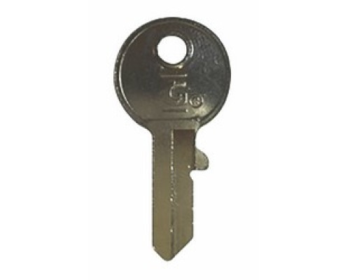 GENERAL LOCK  KB200 NP               Padlock Key Blank, 3-Pin, K120 Keyway, Round Bow, Nickel Plated Brass, For PL200 Padlock