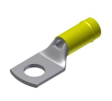 BURNDY  YAEV4CL  651422              Copper Lug, Ring Tongue, 1 Hole With Inspection Hole, 4 AWG, 1/4