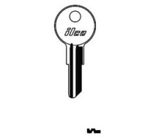 KABA ILCO CORP  01122R NP A02  AL2830225B              Cylinder Lock Key Blank, Brass, Nickel Plated, 2 Price Group, For Yale/Hudson