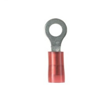 PANDUIT  PN18-8R-E               Ring Terminal, 22 A 18 AWG, #8 stud size, nylon insulated, convenience package.