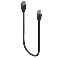 BELDEN  E605001 010S1               Copper Patchcord, Non-modular, Commercial, CAT 6 DATATUFF RJ45 CORD SET, IP20, 1 METER, SOLID, FTP, BONDED-PAIR, CMR