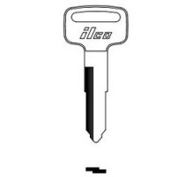 KABA ILCO CORP  YH46 NP A07  X120              Vehicle Key Blank, Brass, Nickel Plated, 7 Price Group, For Yamaha, Bombardier, Can-Am, Kawasaki, Polaris