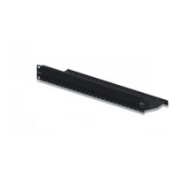 SIEMON COMPANY  Z6AS-PNL-24K               Copper, Patch Panel, ZMAX, with Jacks, Shielded, Category 6A, 24 Port, Flat, 1U, Black, Fixed Wire Manager